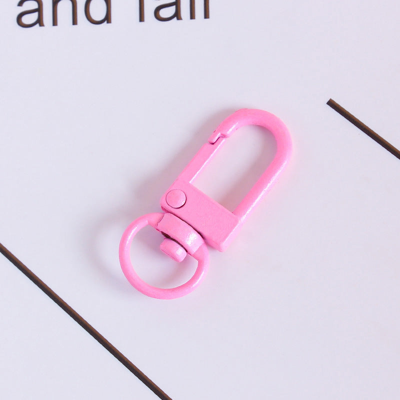 Wholesale DIY Metal Paint Color Keychain Accessories